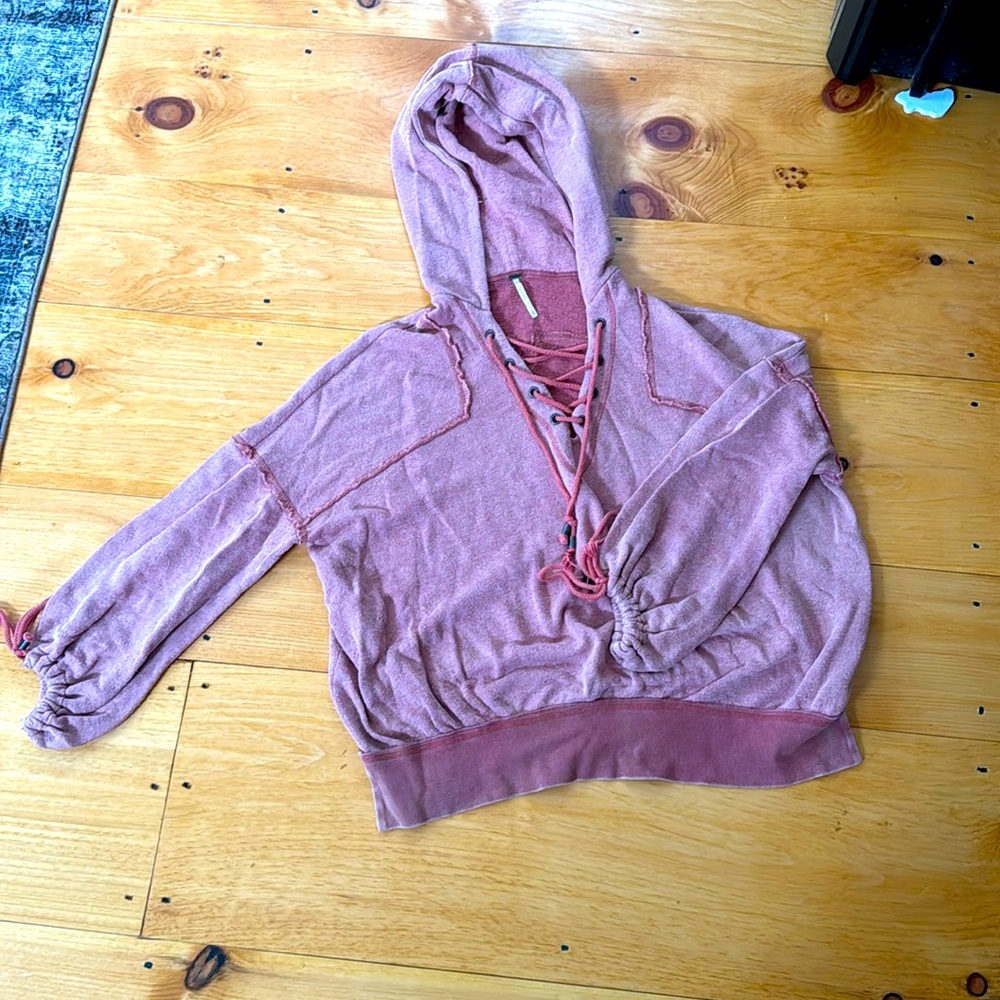 Free people pull over. Mauve